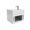 Castello Usa Nile 24-inch White Vanity Set with White Top and Chrome Handles CB-MC-24W-CHR-2053-WH - alternate 5